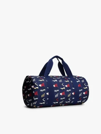 Duffelbag met all-over zeilvlaggenprint