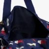 Duffelbag met all-over zeilvlaggenprint