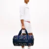 Duffelbag met all-over zeilvlaggenprint