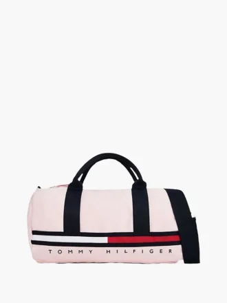 Duffelbag met vlaggenstrepen en logo voor kinderen