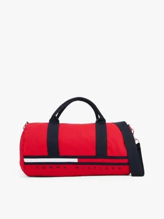 Duffelbag met vlaggenstrepen en logo voor kinderen Duffelbag met vlaggenstrepen en logo voor kinderen
