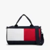 Duffelbag met vlaglogo en kleurblokken voor kinderen Duffelbag met vlaglogo en kleurblokken voor kinderen