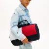 Duffelbag met vlaglogo en kleurblokken voor kinderen Duffelbag met vlaglogo en kleurblokken voor kinderen