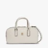 East-West-schoudertas met all-over monogram
