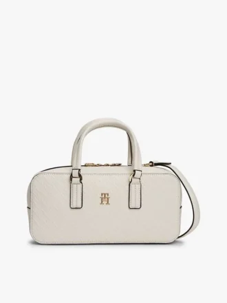 East-West-schoudertas met all-over monogram