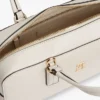 East-West-schoudertas met all-over monogram