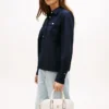 East-West-schoudertas met all-over monogram