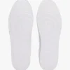 Effen leren sneaker