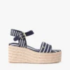 Espadrille met plateauzool en Bretonse strepen Espadrille met plateauzool en Bretonse strepen
