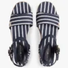 Espadrille met plateauzool en Bretonse strepen Espadrille met plateauzool en Bretonse strepen