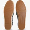 Espadrille met strepen en canvas platform Espadrille met strepen en canvas platform
