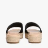 Espadrille-sandaal met geborduurd monogram Espadrille-sandaal met geborduurd monogram