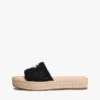 Espadrille-sandaal met geborduurd monogram Espadrille-sandaal met geborduurd monogram