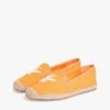 Espadrille van canvas met scriptmonogram Espadrille van canvas met scriptmonogram
