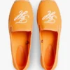 Espadrille van canvas met scriptmonogram Espadrille van canvas met scriptmonogram