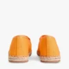 Espadrille van canvas met scriptmonogram Espadrille van canvas met scriptmonogram