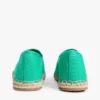 Espadrille van canvas met scriptmonogram Espadrille van canvas met scriptmonogram