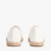 Espadrille van canvas met scriptmonogram Espadrille van canvas met scriptmonogram
