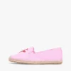 Espadrille van canvas met scriptmonogram Espadrille van canvas met scriptmonogram