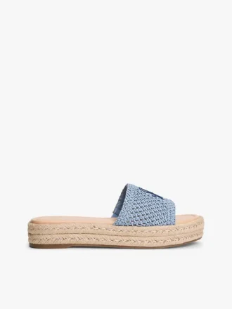 Espadrilles met scriptmonogram