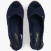 Espadrillesandalen met sleehak en slingback Espadrillesandalen met sleehak en slingback