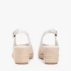 Espadrillesandalen met sleehak en slingback Espadrillesandalen met sleehak en slingback