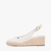 Espadrillesandalen met sleehak en slingback Espadrillesandalen met sleehak en slingback