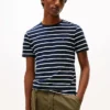 Extra slim gestreept T-shirt van stretchkatoen Extra slim gestreept T-shirt van stretchkatoen