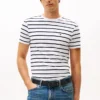 Extra slim gestreept T-shirt van stretchkatoen