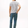 Extra slim gestreept T-shirt van stretchkatoen