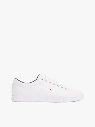 Flag leren sneaker