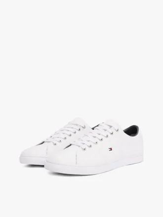 Flag leren sneaker