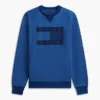 Flag Logo Indigo-geverfd Raglan-sweatshirt Flag Logo Indigo-geverfd Raglan-sweatshirt