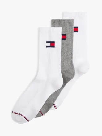 Flag Logo Sport Crew Sokken 3-pack