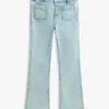Flared-Jeans met opgestikte zakken voor kinderen Flared-Jeans met opgestikte zakken voor kinderen