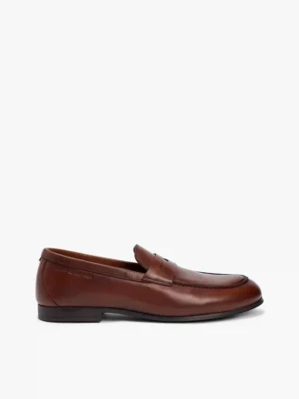 Flexibele leren loafer