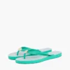 Flip-flops met metalen details en monogramprint Flip-flops met metalen details en monogramprint