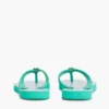 Flip-flops met metalen details en monogramprint Flip-flops met metalen details en monogramprint