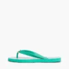 Flip-flops met metalen details en monogramprint Flip-flops met metalen details en monogramprint