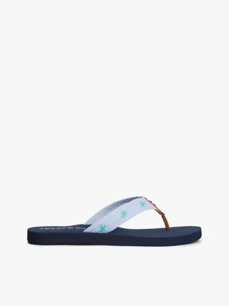 Flipflops van Monogram Canvas met borduursel