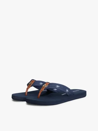 Flipflops van Monogram Canvas met borduursel