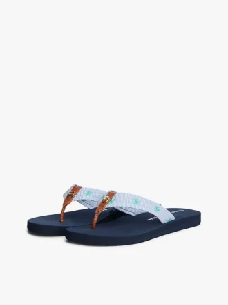 Flipflops van Monogram Canvas met borduursel