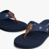 Flipflops van Monogram Canvas met borduursel Flipflops van Monogram Canvas met borduursel