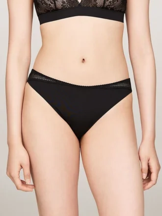 Gebreide kanten bikinislip