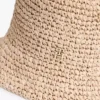 Gehaakte raffia buckethoed Gehaakte raffia buckethoed