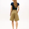 Gepleate popeline short Gepleate popeline short