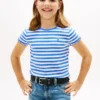 Geribbeld topje met gekartelde rand voor kinderen Geribbeld topje met gekartelde rand voor kinderen
