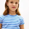 Geribbeld topje met gekartelde rand voor kinderen Geribbeld topje met gekartelde rand voor kinderen