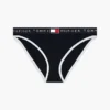 Geribde stretch-katoenen bikinibroek Geribde stretch-katoenen bikinibroek