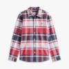 Geruit stretch Oxford-overhemd voor kinderen Geruit stretch Oxford-overhemd voor kinderen